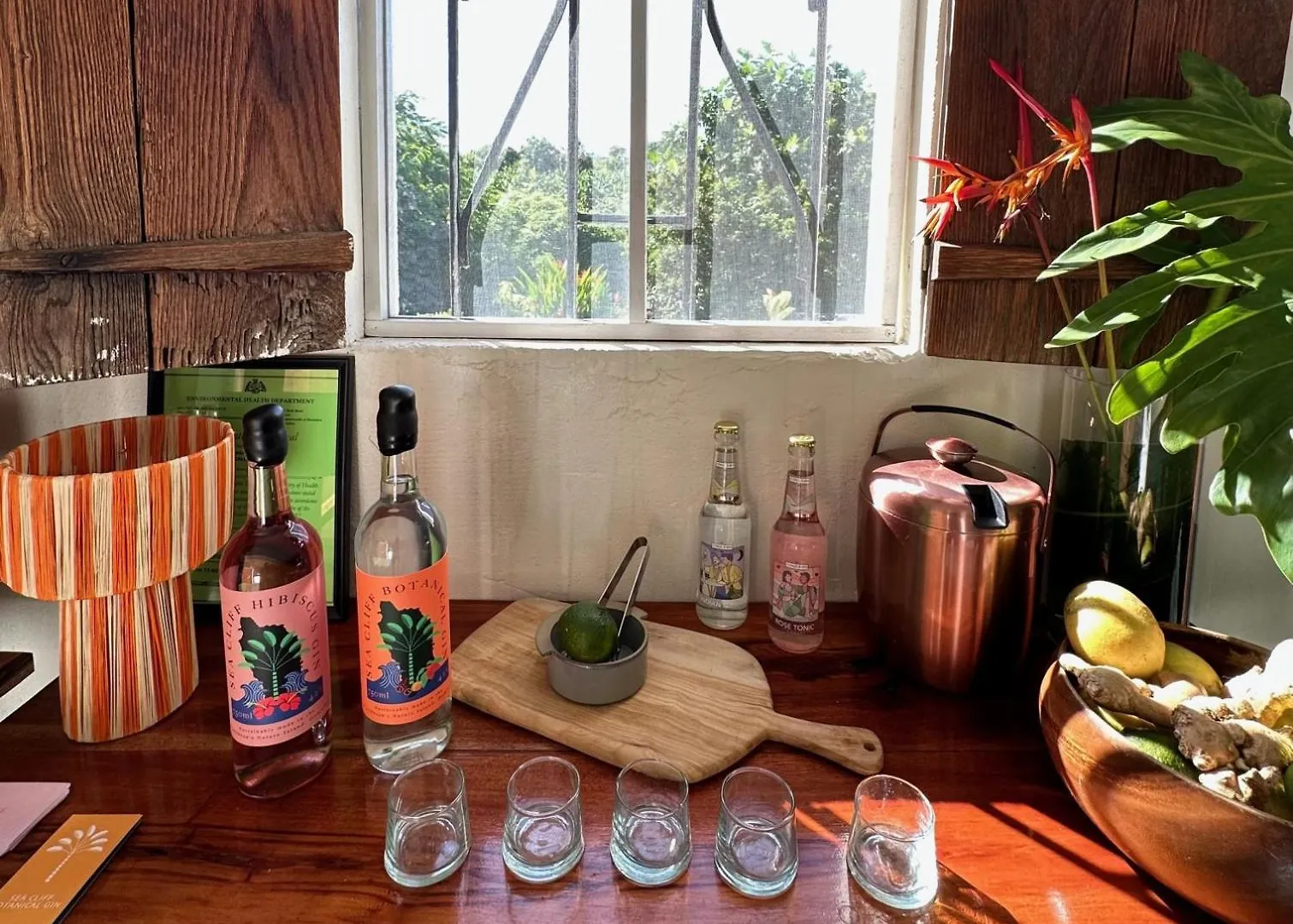Hébergement de vacances Sea Cliff Eco-Cottages & Gin Distillery Calibishie